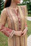 Saad Shaikh Fleurie Luxury Embroidered Organza Suit - SEA SAND