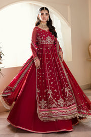 Zarposh Amirah Embroidered Chiffon Unstitched 3Pc Suit - Ulfat