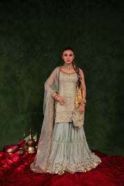Maria Osama Khan Salma Sitara Stitched Luxury Formal Suit - QAYAAS