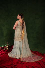 Maria Osama Khan Salma Sitara Stitched Luxury Formal Suit - QAYAAS