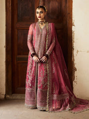Hussain Rehar Festive Unstitched Embroidered Organza Dress - Marjani