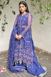 Silsila by Saad Shaikh Embroidered Organza Unstitched 3Pc Suit D-08 Onara