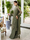 Saad Shaikh Ella Unstitched Embroidered Luxury Chiffon 3Pc Suit DSG-08