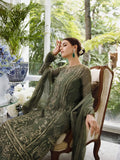 Saad Shaikh Ella Unstitched Embroidered Luxury Chiffon 3Pc Suit DSG-08