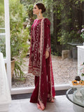 Saad Shaikh Ella Unstitched Embroidered Luxury Chiffon 3Pc Suit DSG-02