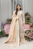 Sardinia La'more Embroidered Organza Unstitched 3Pc Suit SR-101 Dazzel Dew