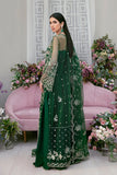 Sardinia La'more Embroidered Poly Net Unstitched 3Pc Suit SR-105 Exotic Emerald