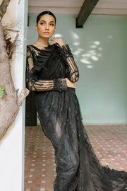 Zarposh Safarnama Festive Embroidered Net Unstitched 3Pc Suit - CANNA