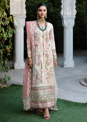 MOK Rang e Noor Embroidered Grip 3Pc Suit - Chambeli