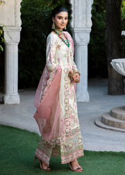 MOK Rang e Noor Embroidered Grip 3Pc Suit - Chambeli