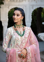 MOK Rang e Noor Embroidered Grip 3Pc Suit - Chambeli