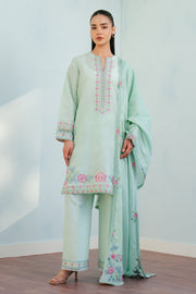 Coco by Zara Shahjahan Embroidered Lawn Unstitched 3Pc Suit D-09A INDI