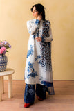 Coco Prints by Zara Shahjahan Unstitched Lawn 3Pc Suit D-03 INDIGO