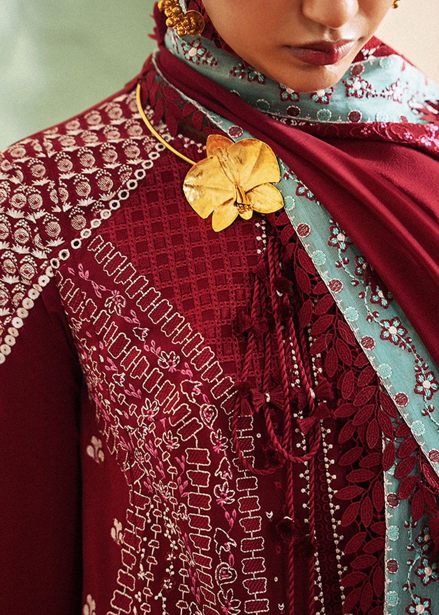 Suffuse Eid Unstitched Embroidered Lawn 3Pc Suit - INEESA