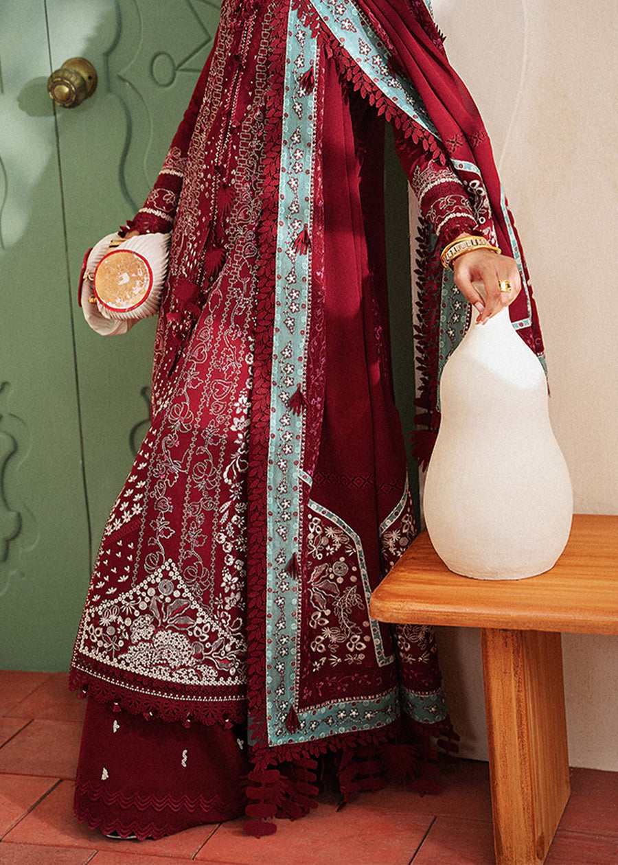 Suffuse Eid Unstitched Embroidered Lawn 3Pc Suit - INEESA