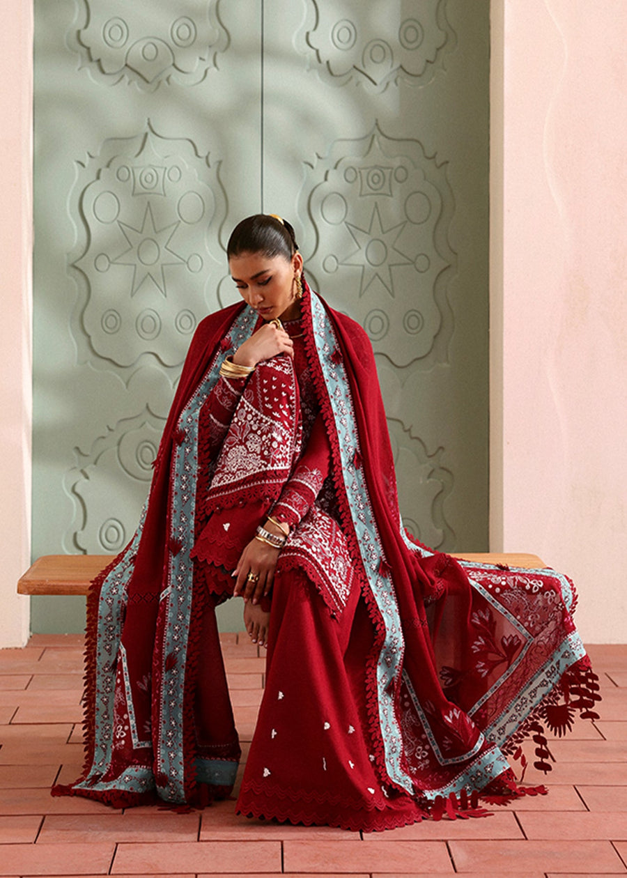 Suffuse Eid Unstitched Embroidered Lawn 3Pc Suit - INEESA