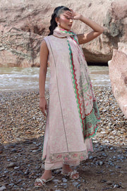 Seran Afsanah Embroidered Lawn Unstitched 3Pc Suit D-07 INSA