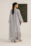 Serene Premium Elora Pret Embroidered Cotton 3Pc Suit IP-196 Frost Veil