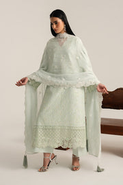 Imrozia Premium Elora Pret Embroidered Cotton 3Pc Suit IP-197 Sage Drift