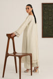 Serene Premium Elora Pret Embroidered Cotton 3Pc Suit IP-202 Pearl Loom