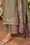 IZNIK Pre Fall Embroidered Viscose Linen Unstitched 3Pc Suit IPF-02