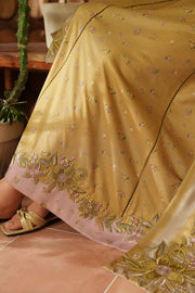 IZNIK Pre Fall Embroidered Viscose Linen Unstitched 3Pc Suit IPF-04