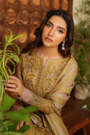IZNIK Pre Fall Embroidered Viscose Linen Unstitched 3Pc Suit IPF-04