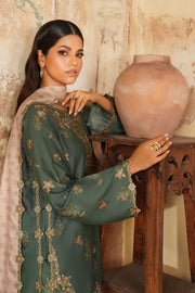 IZNIK Pre Fall Embroidered Viscose Linen Unstitched 3Pc Suit IPF-05