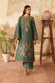 IZNIK Pre Fall Embroidered Viscose Linen Unstitched 3Pc Suit IPF-05