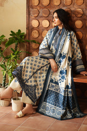 IZNIK Pre Fall Embroidered Viscose Linen Unstitched 3Pc Suit IPF-07