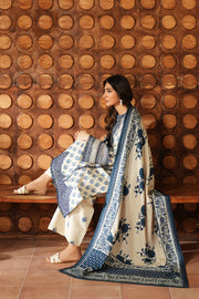 IZNIK Pre Fall Embroidered Viscose Linen Unstitched 3Pc Suit IPF-07