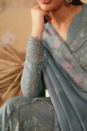 IZNIK Pre Fall Embroidered Viscose Linen Unstitched 3Pc Suit IPF-10