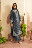 IZNIK Pre Fall Embroidered Viscose Linen Unstitched 3Pc Suit IPF-12