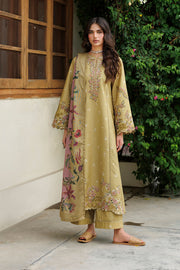 IZNIK Pre Fall Embroidered Viscose Linen Unstitched 3Pc Suit IPF-23