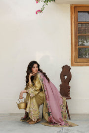 IZNIK Pre Fall Embroidered Viscose Linen Unstitched 3Pc Suit IPF-23