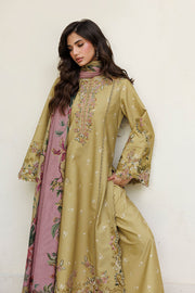 IZNIK Pre Fall Embroidered Viscose Linen Unstitched 3Pc Suit IPF-23