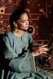 IZNIK Pre Fall Embroidered Viscose Linen Unstitched 3Pc Suit IPF-24