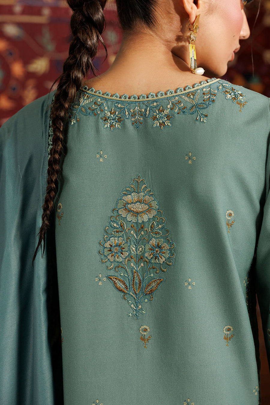 IZNIK Pre Fall Embroidered Viscose Linen Unstitched 3Pc Suit IPF-24