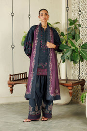 IZNIK Pre Fall Embroidered Viscose Linen Unstitched 3Pc Suit IPF-26