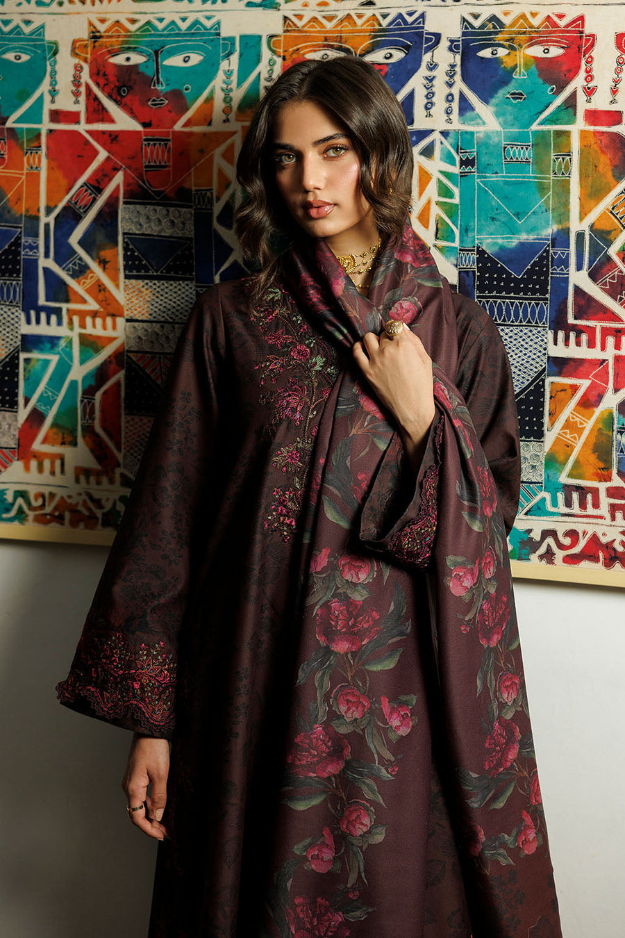 IZNIK Pre Fall Embroidered Viscose Linen Unstitched 3Pc Suit IPF-29