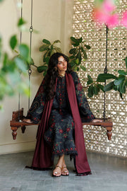 IZNIK Pre Fall Embroidered Viscose Linen Unstitched 3Pc Suit IPF-31