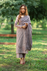 IZNIK Premium Embroidered Winter Khaddar Unstitched 3Pc Suit IPK-03