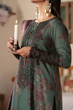 IZNIK Premium Embroidered Winter Khaddar Unstitched 3Pc Suit IPK-08