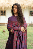 IZNIK Premium Embroidered Winter Khaddar Unstitched 3Pc Suit IPK-09