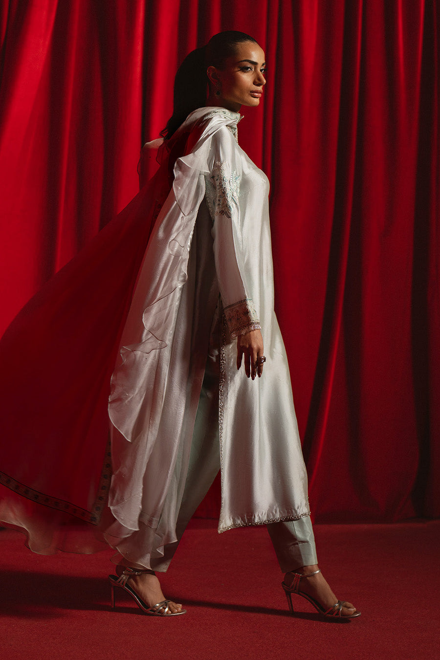 Zariya Siara Ready to Wear Silk Organza 3Pc Suit ZB60172 IRHA