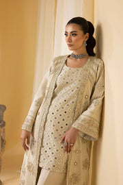 Nuriyaa Mystic Luxury Formal Unstitched 4 Piece Suit - IRIS