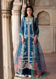 Saira Shakira Embroidered Organza Unstitched 3Pc Suit - IRIS