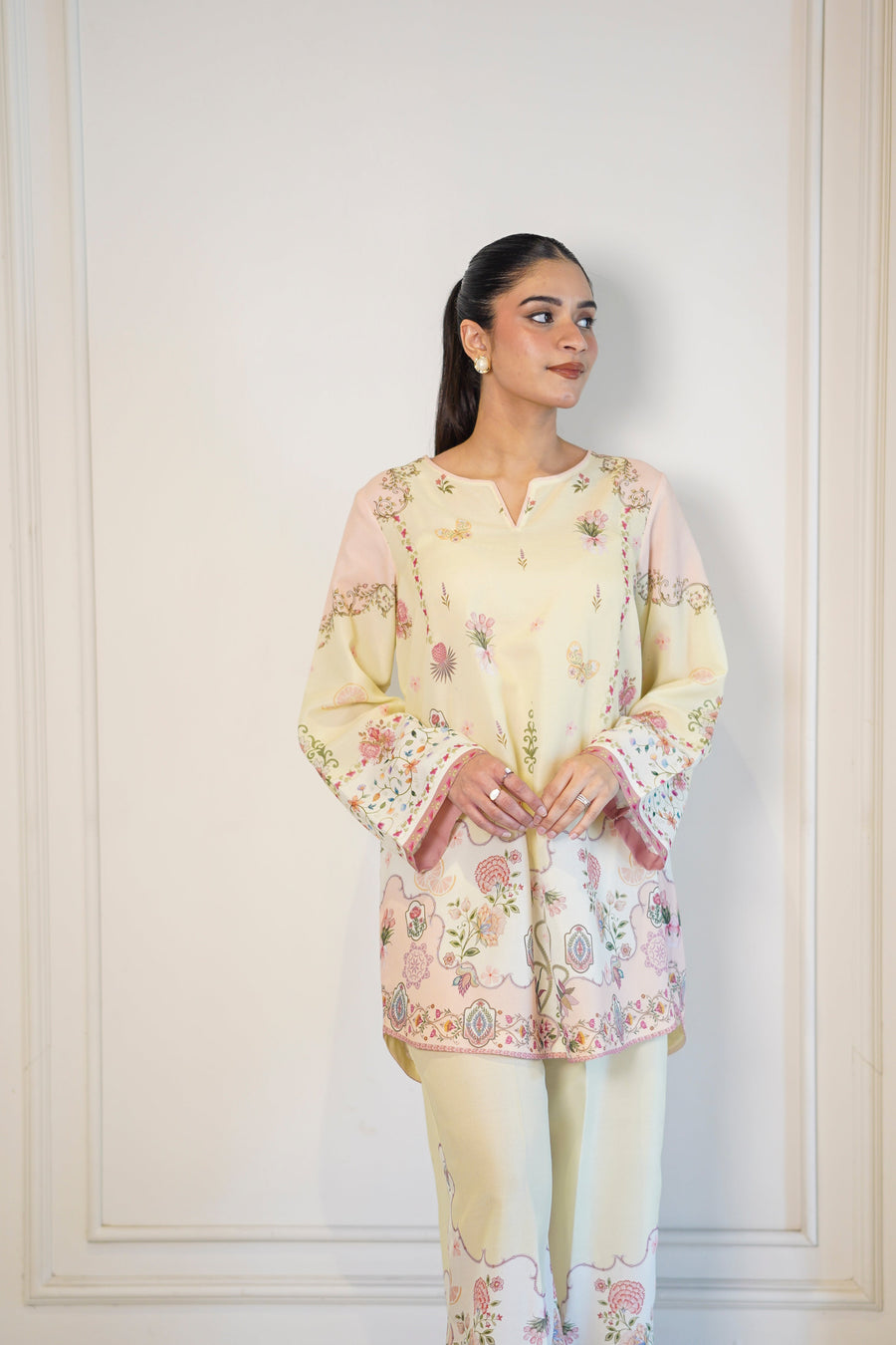 Faiza Faisal FNF Day-Out Printed Poly Lawn Pret 2Pc Suit - ISARI