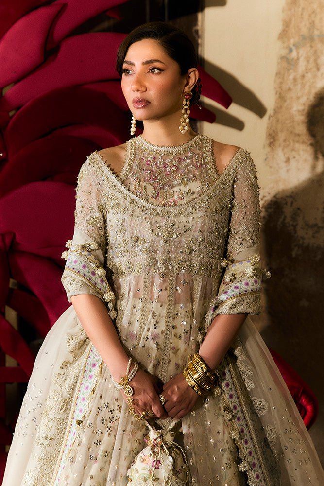 Freeshia by Suffuse Embroidered Organza Unstitched 3Pc Suit - ISHANI