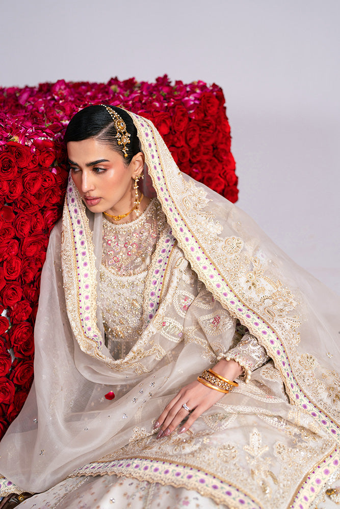 Freeshia by Suffuse Embroidered Organza Unstitched 3Pc Suit - ISHANI